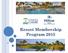 Resort Membership Program 2015