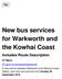 New bus services for Warkworth and the Kowhai Coast
