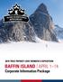 BAFFIN ISLAND APRIL 1 14 Corporate Information Package
