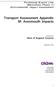 Transport Assessment Appendix M: Avonmouth Impacts