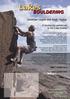 Lakes BOULDERING. Jonathan Lagoe and Andy Hyslop. A bouldering guidebook to the Lake District ISBN