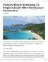 Visitors Slowly Returning To Virgin Islands After Hurricanes' Destruction : NPR