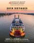 2019 VOYAGES SAVE UP TO $1,800 PER STATEROOM AMERICAN QUEEN H AMERICAN DUCHESS H AMERICAN EMPRESS