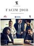 FACIM 2018 T R A N S P O R T A C C O M M O D A T I O N. Networking Business to Business Empowerment. Confort Personalized service Best price