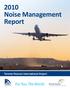 2010 Noise Management Report