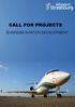 CALL FOR PROJECTS BUSINESS AVIATION DEVELOPMENT
