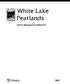 White Lake Peatlands. Interim Management Statement