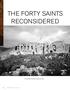 THE FORTY SAINTS RECONSIDERED