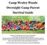 Camp Wesley Woods Overnight Camp Parent Survival Guide