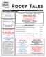 Rocky Tales. Volume 38, Issue 4 APRIL April 8, 2012