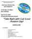 Take flight with Cub Scout Aviation Day!