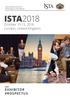 ISTA2018 October 10-13, 2018 London, United Kingdom