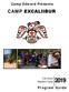 Camp Edward Presents CAMP EXCALIIBUR. Cub Scout Resident Camp Program Guide