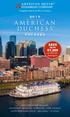 2019 american duchess VOYAGES SAVE $1,200. up to