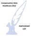 Compensation Data Healthcare 2012 PARTICIPANT LIST