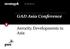 25 th September GAD Asia Conference. Aerocity Developments in Asia