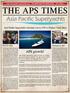 THE NEWSPAPER FOR SUPERYACHTS 2017 Edition THE APS TIMES APS growth!