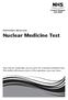 Information about your Nuclear Medicine Test