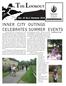 THE LOOKOUT INNER CITY OUTINGS CELEBRATES SUMMER EVENTS. Vol. 32 No.3 Summer By Barbara Powell