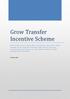 Grow Transfer Incentive Scheme