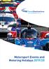 Motorsport Events and Motoring Holidays 2019/20