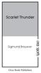 Scarlet Thunder. Sigmund Brouwer. Orca Book Publishers