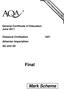 General Certificate of Education June Classical Civilisation 1021 Athenian Imperialism AS Unit 2D. Final. Mark Scheme