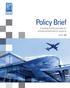 Policy Brief. Creating fertile grounds for private investment in airports