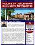 Village of Doylestown Community Newsletter