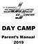 DAY CAMP. Parent s Manual