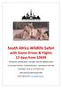 South Africa Wildlife Safari