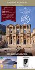 ANCIENT WONDERS. April 23 - May 6, 2012 From $ 3,699 2-FOR-1 CRUISE FARES FREE AIRFARE FREE 1-NIGHT HOTEL STAY BONUS $2,000 SAVINGS PER STATEROOM