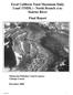 Fecal Coliform Total Maximum Daily Load (TMDL) - North Branch of the Sunrise River Final Report