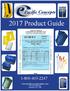 2017 Product Guide Riverdale Road Greensboro, NC 27406