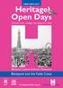 Heritage Open Days. Blackpool and the Fylde Coast. Blackpool Lytham St Annes Fleetwood. Thursday 13th Sunday 16th September 2018 FREE DAYS OUT