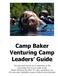 \ Camp Baker Venturing Camp Leaders Guide