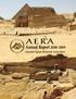 Annual Report Ancient Egypt Research Associates