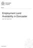 Employment Land Availability in Doncaster. April 1 st 2016 March 31 st 2017
