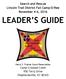 Search and Rescue Lincoln Trail District Fall Camp-O-Ree November 4-6, 2016 LEADER S GUIDE. Harry S. Frazier Scout Reservation
