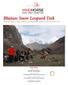 Bhutan: Snow Leopard Trek