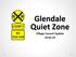 Glendale Quiet Zone. Village Council Update