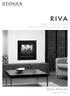 RIVA RETAIL PRICE LIST OPEN CONVECTOR FIRES, MULTI-FUEL STOVES & CASSETTE FIRES. 1st August Issue 1