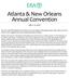 Atlanta & New Orleans Annual Convention July 1 5, 2017
