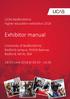 UCAS Bedfordshire higher education exhibition Exhibitor manual. University of Bedfordshire, Bedford campus, Polhill Avenue, Bedford, MK41 9EA