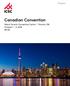 Program. Canadian Convention. Metro Toronto Convention Centre Toronto, ON October 1 3, 2018 #ICSC