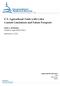 U.S. Agricultural Trade with Cuba: Current Limitations and Future Prospects