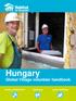 Hungary. Global Village volunteer handbook. home construction advocacy green building