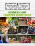 WELCOME CAMP HIGHLIGHTS WHAT IS NEW THIS SUMMER? CAMP FEES AND REGISTRAION ADULT LEADERSHIP REQUIREMENTS WHAT IS MINI WEEK? MERIT BADGE PROGRAM