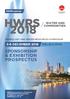 SPONSORSHIP & EXHIBITION PROSPECTUS HYDROLOGY AND WATER RESOURCES SYMPOSIUM. HWRS.com.au