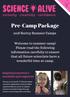 Pre-Camp Package Surrey Summer Camps